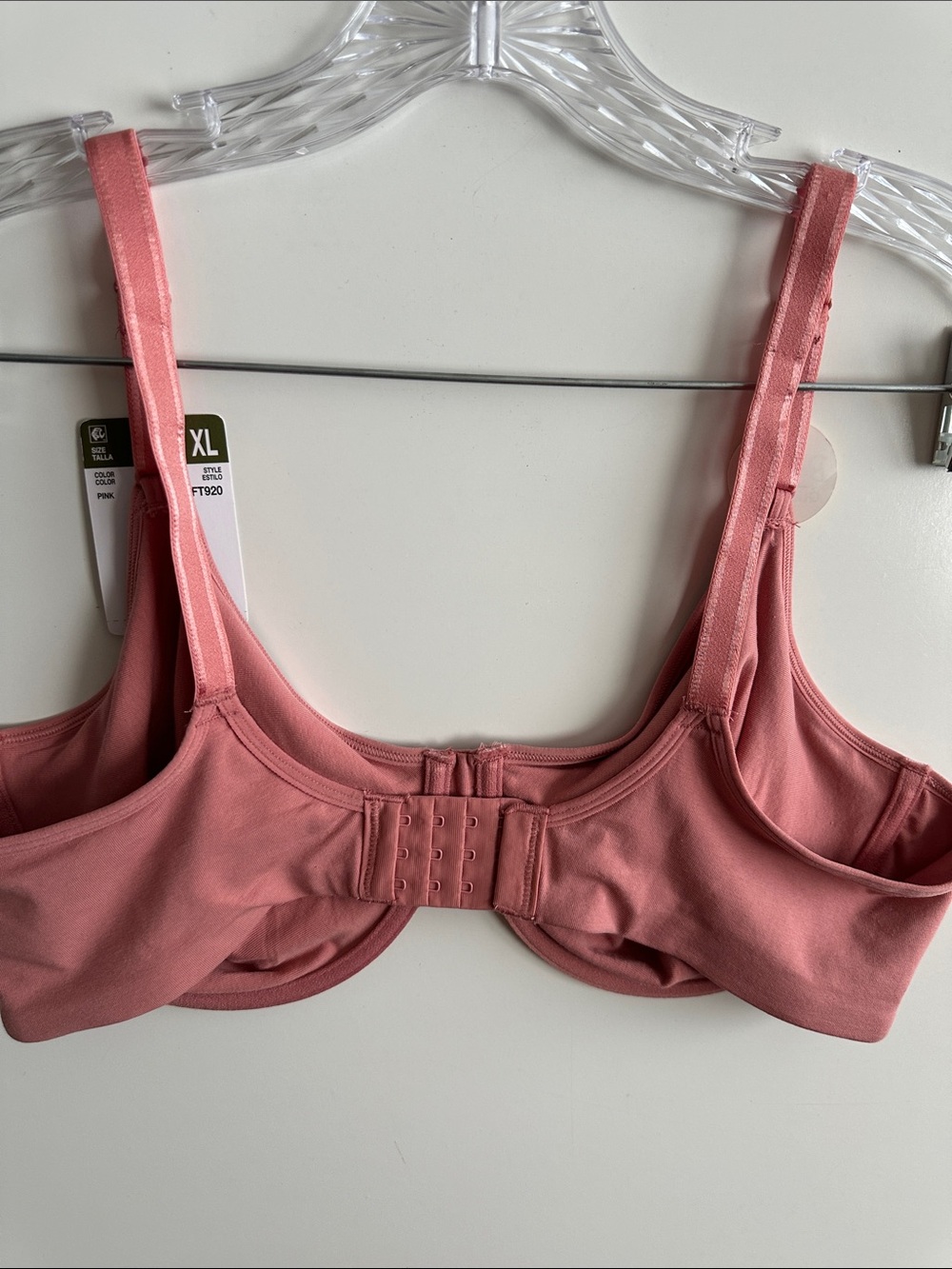 Women's Unlined Underwire Cotton Stretch Extreme Comfort Bra Size XL - Picture 6 of 10